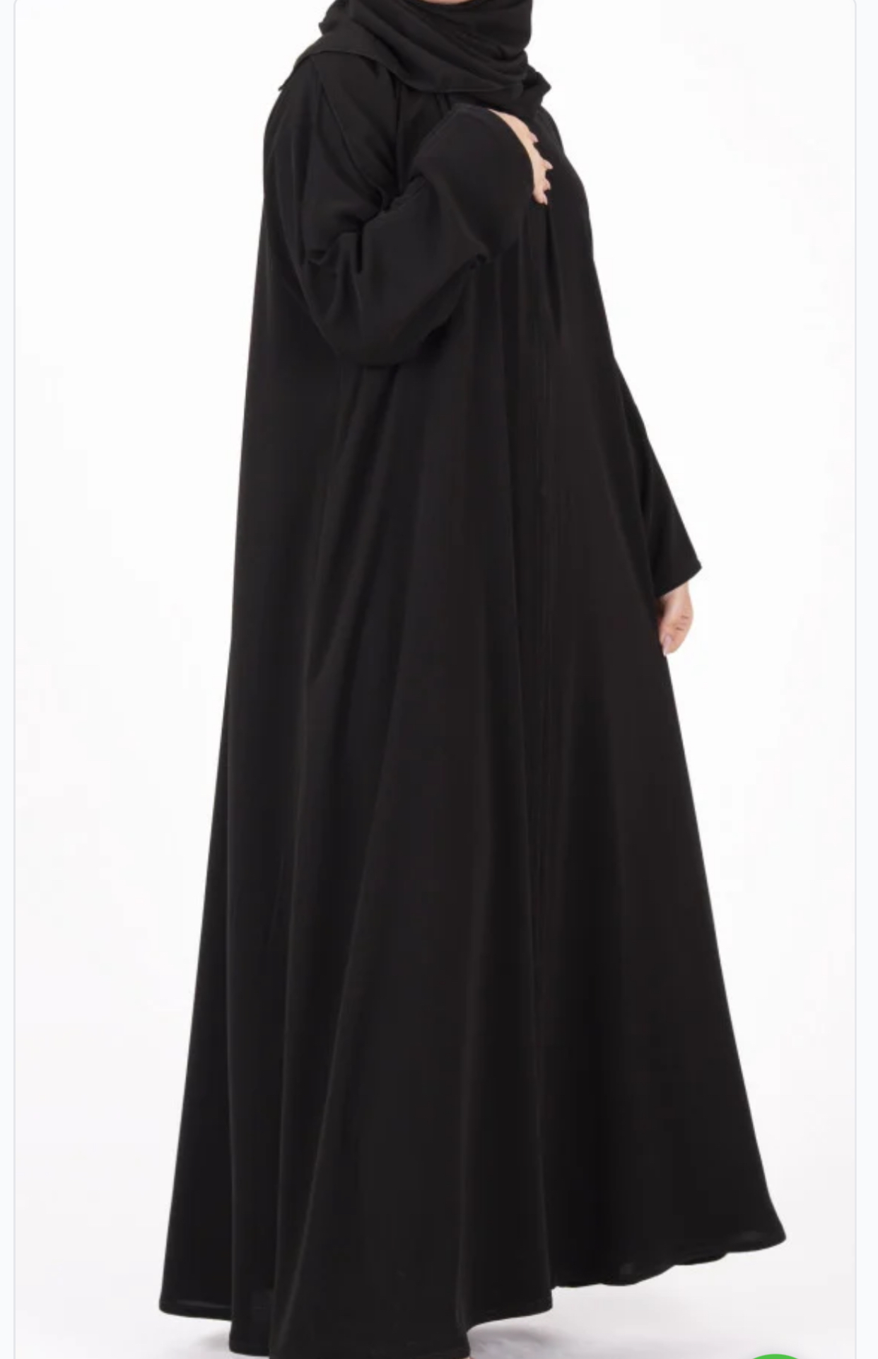 عباية اسود سادة